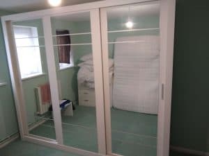 2 Door Sliding Wardrobe assembly brighton flat pack