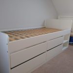 SLÄKT Bed frame storage slatted bed base assembly